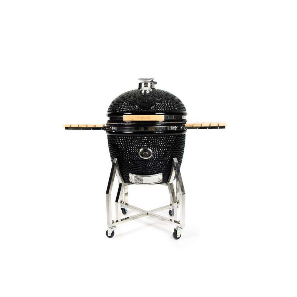 BBQ Kamado 24 Inch XXL Pro Set met Onderstel- Zijtafels en Hoes Barbecues Yakiniku