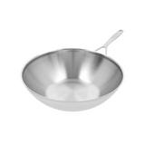 Demeyere Industry 5 wok 30 cm, vlakke bodem Pannen Demeyere