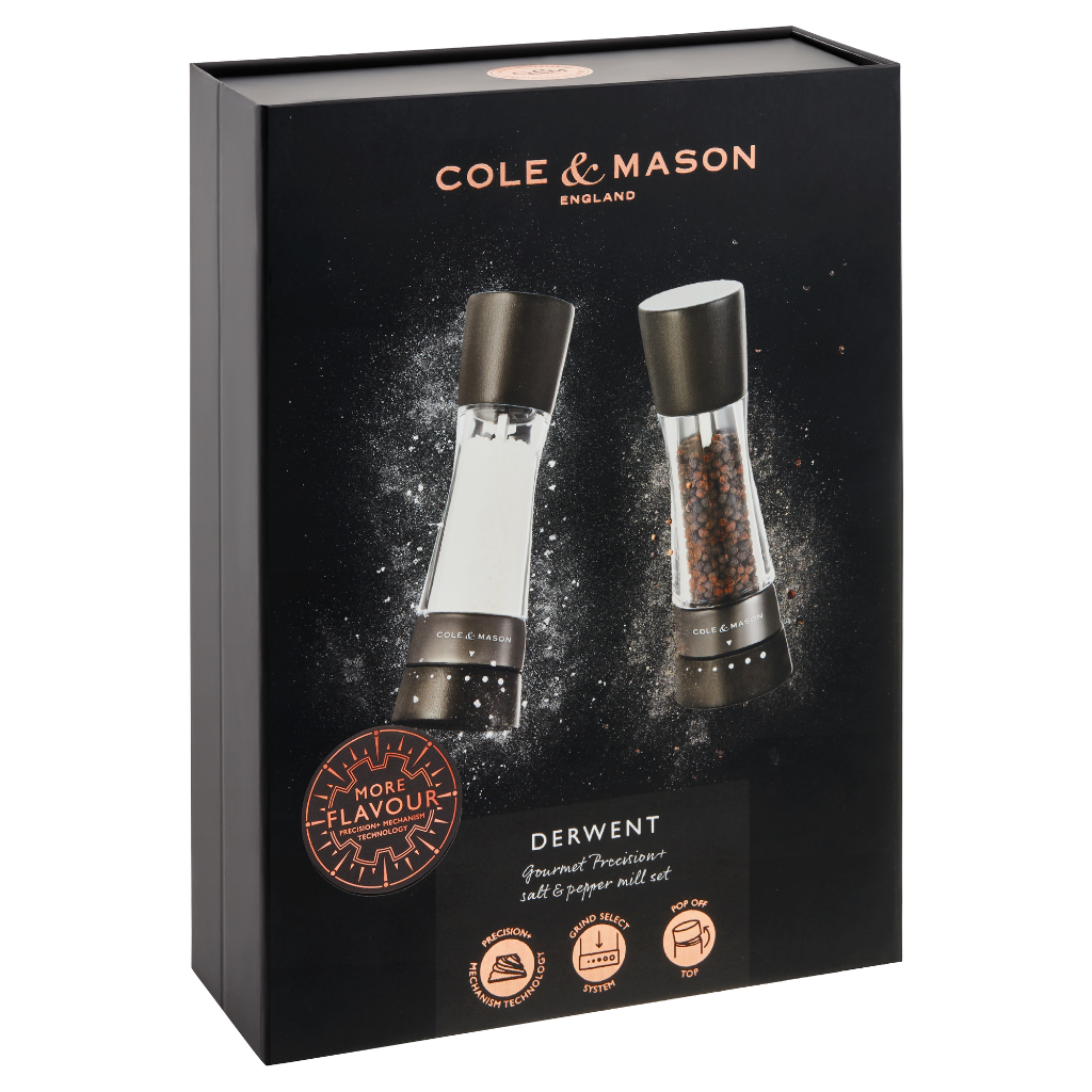 Cole & Mason Derwent Black Wood Peper- en Zoutmolen Diversen Cole&Mason