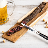 Laguiole Style de Vie Worstplankje Acaciahout met Zwart mes 'Premium Line' Messen Laguiole