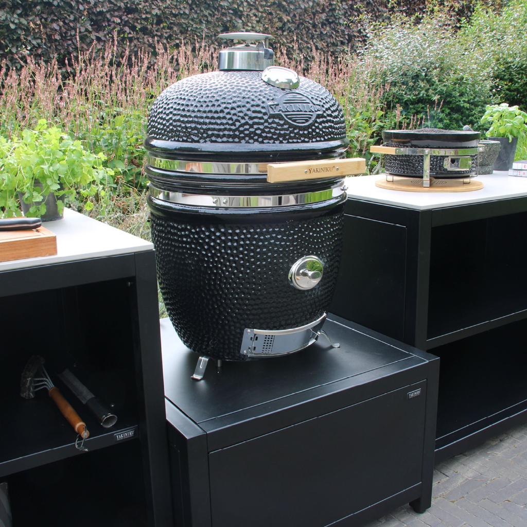BBQ Kamado 16 inch Medium Black Edition Barbecues Yakiniku