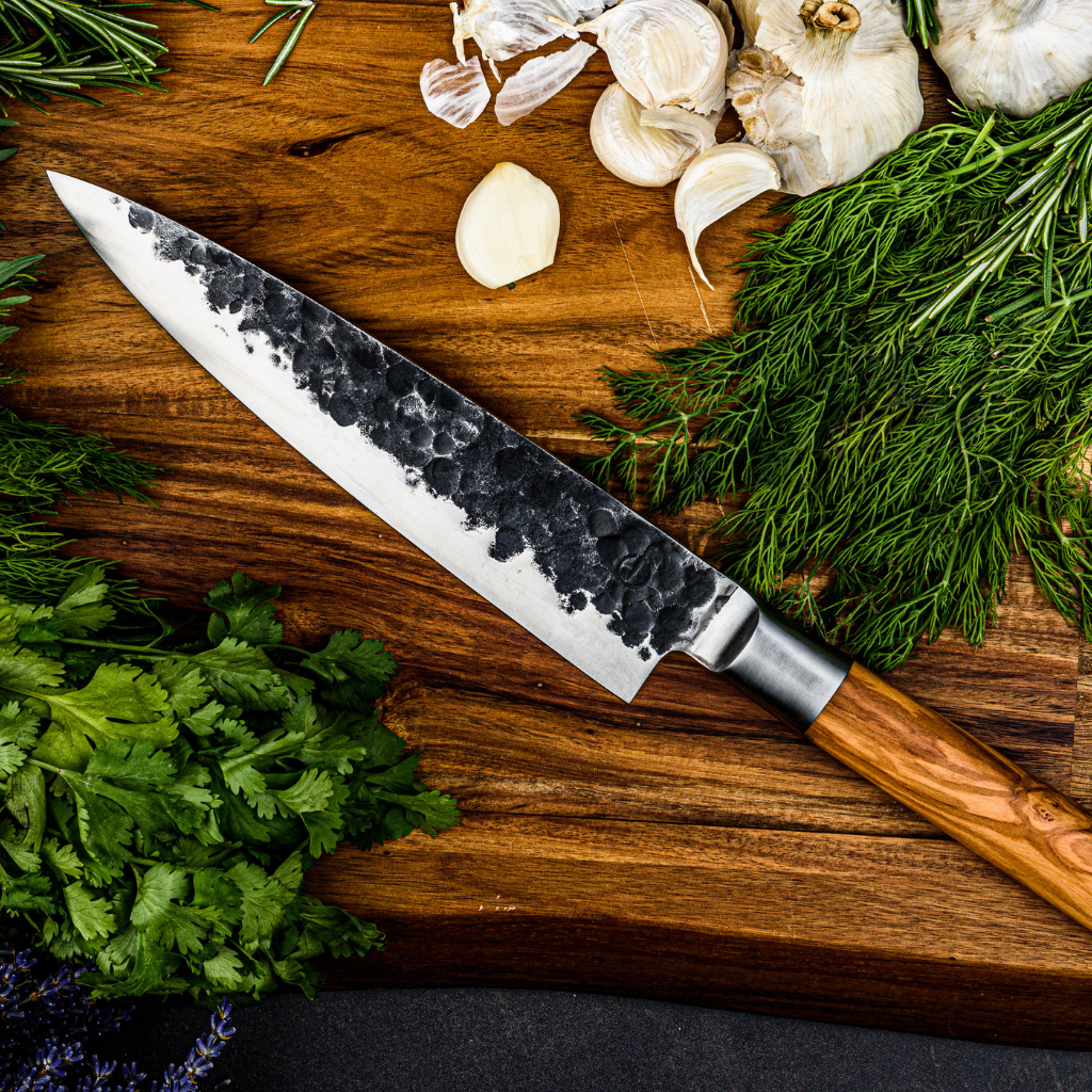 Forged Olive Koksmes Messen Forged