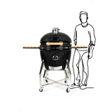 BBQ Kamado 24 Inch XXL Pro Set met Onderstel- Zijtafels en Hoes Barbecues Yakiniku