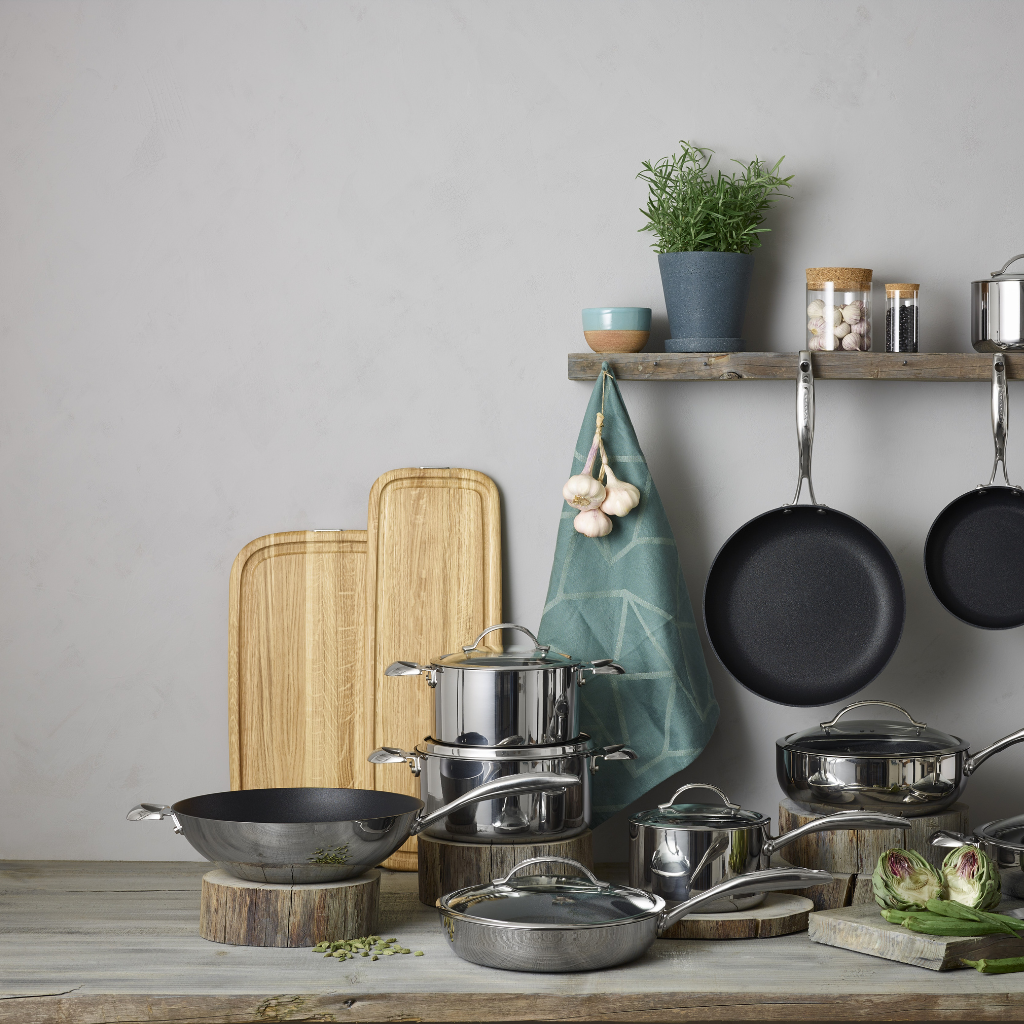 Scanpan Sauté Pan met deksel 28cm - HaptIQ Pannen Scanpan