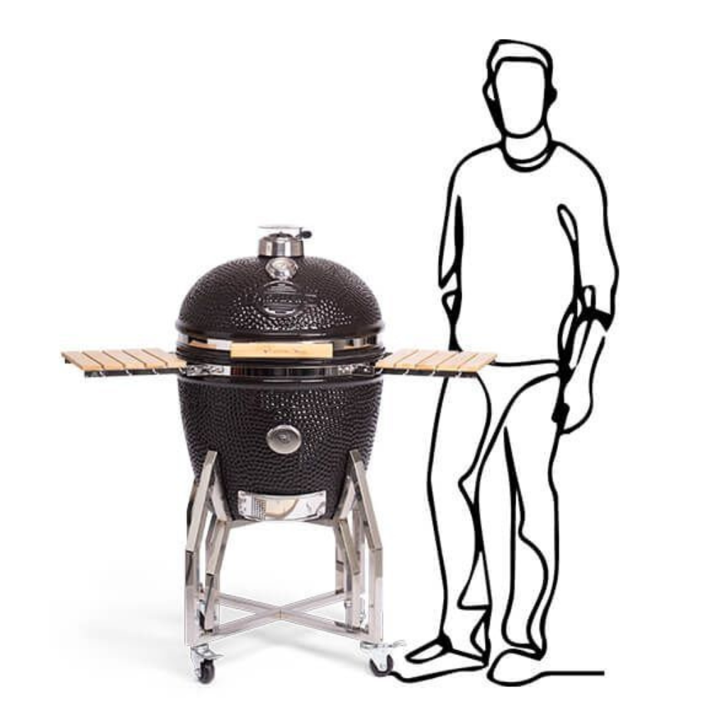 BBQ Kamado 22 inch XL met Onderstel en Zijtafels Barbecues Yakiniku
