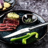 Laguiole Steakmessen Premium Line 6 stuks RVS in houten blok Messen Laguiole