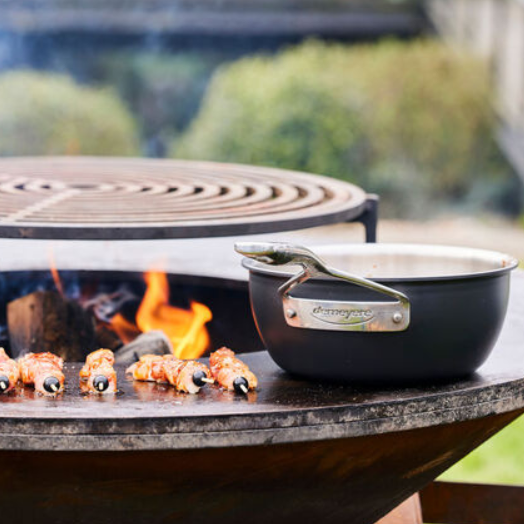 Demeyere Black 5 Conische sauteuse 20cm met deksel Pannen Demeyere