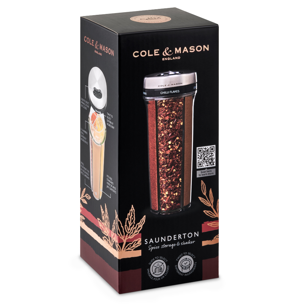 Cole & Mason Saunderton Specerijen Shaker - 5 soorten Diversen Cole&Mason