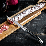 Laguiole Style de Vie Worstplankje Acaciahout met Zwart mes 'Premium Line' Messen Laguiole