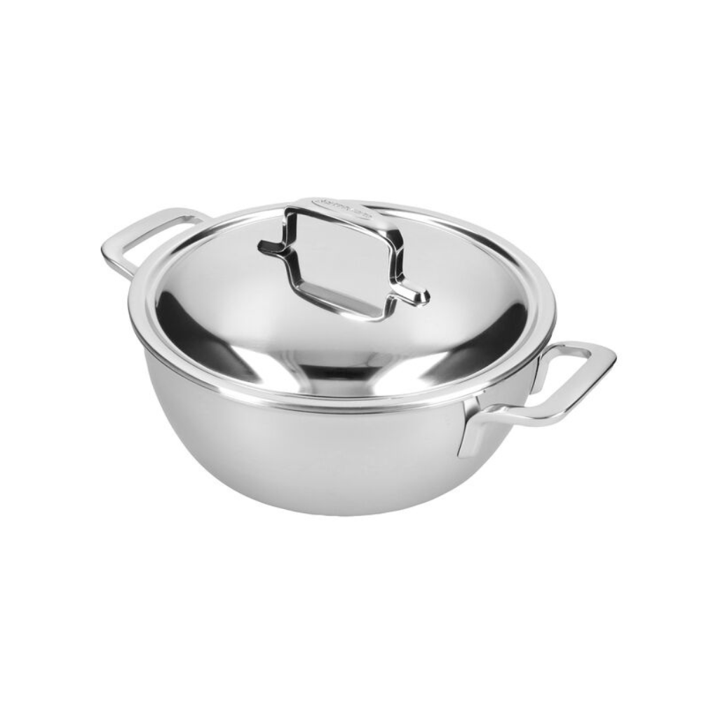 NIEUW Demeyere Intense 5 Sudderpan 24cm - Met dubbelwandig deksel Demeyere