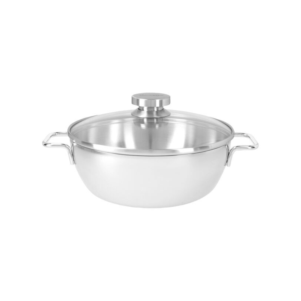 Demeyere Apollo 7 Conische sudderpan met glasdeksel Demeyere 24cm