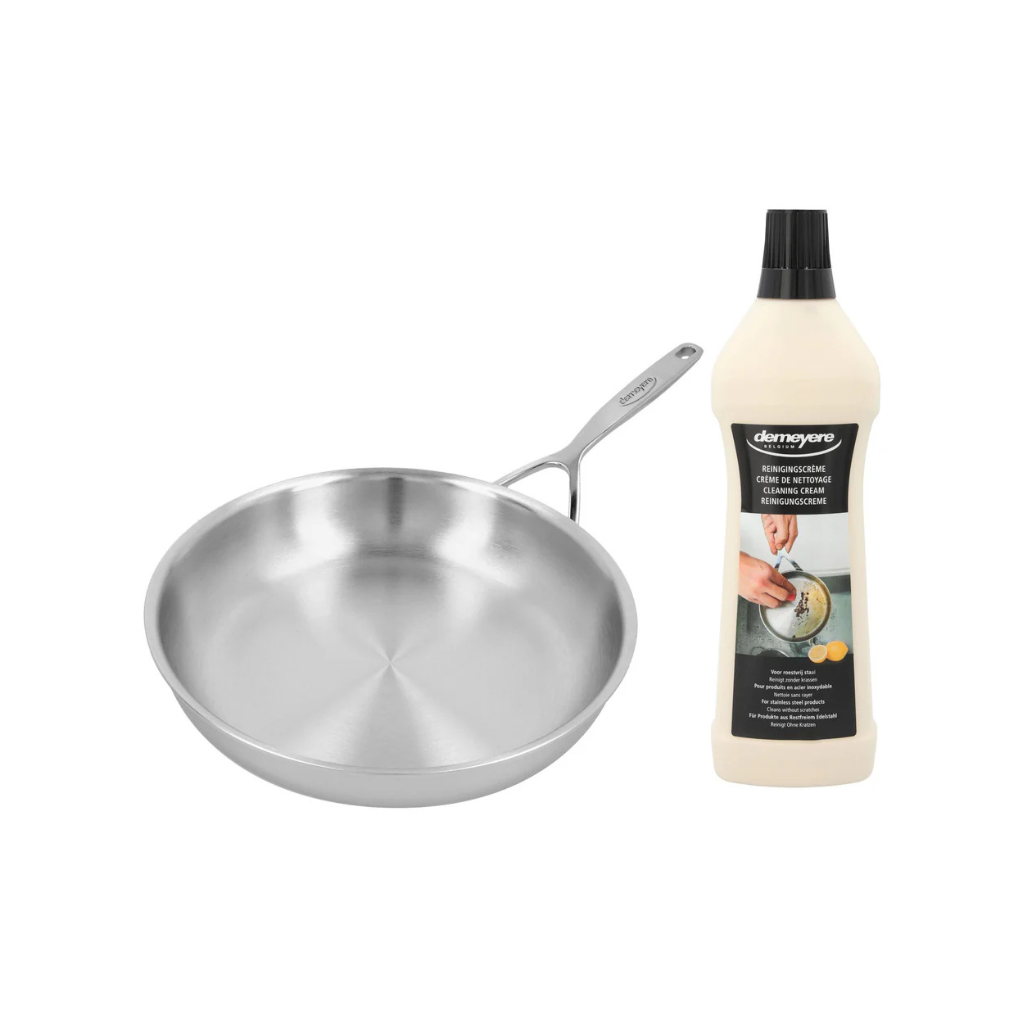 NIEUW Demeyere Multiline 7 bakpan/koekenpan 28cm + Gratis reinigingscrème Demeyere