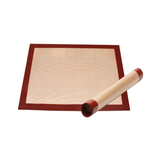Bakeflon Patisseriemat silicone - 300x400mm - Rood/bruin Bakeflon