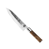 Forged VG10 Koksmes + lederen beschermhoes Messen Forged