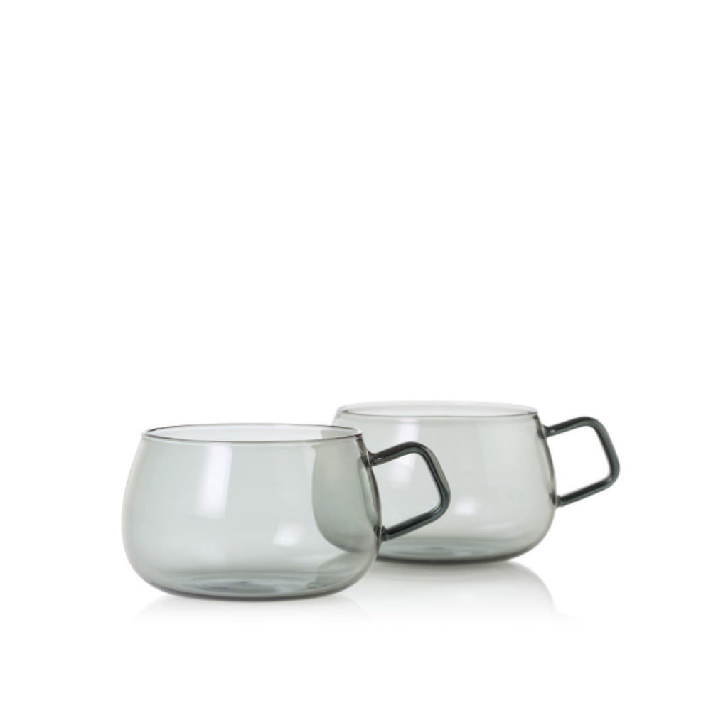 AdHoc Koffie/Theeglas Yuna Set van 2 stuks Adhoc