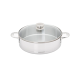 Demeyere Fusion Hapjespan met Glasdeksel 28 cm