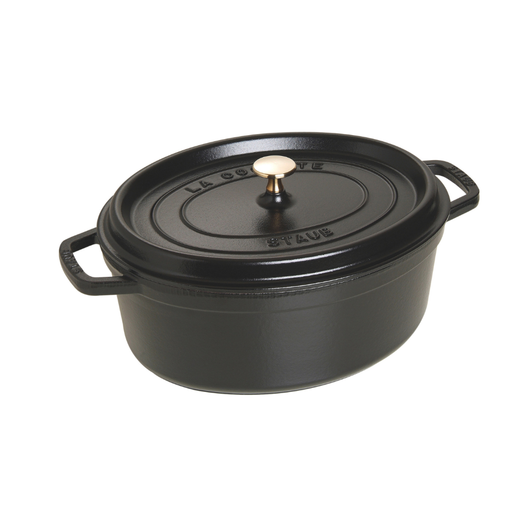 Staub braadpan Cocotte ovaal 31cm Pannen Staub