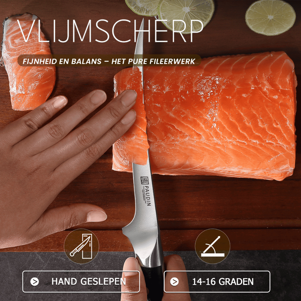 Paudin D10 Ultra Dark Uitbeenmes Messen Paudin