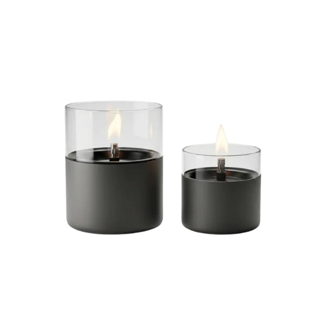 Tenderflame Lilly 8/10 Giftset Gun Metal Glass Tenderflame