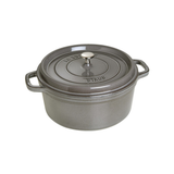 Staub Braadpan cocotte rond 28cm Pannen Staub Grafietgrijs ø 28cm