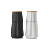 AdHoc Peper- en Zoutmolen Scape Set van 2 Stuks Adhoc Zwart & Zilver