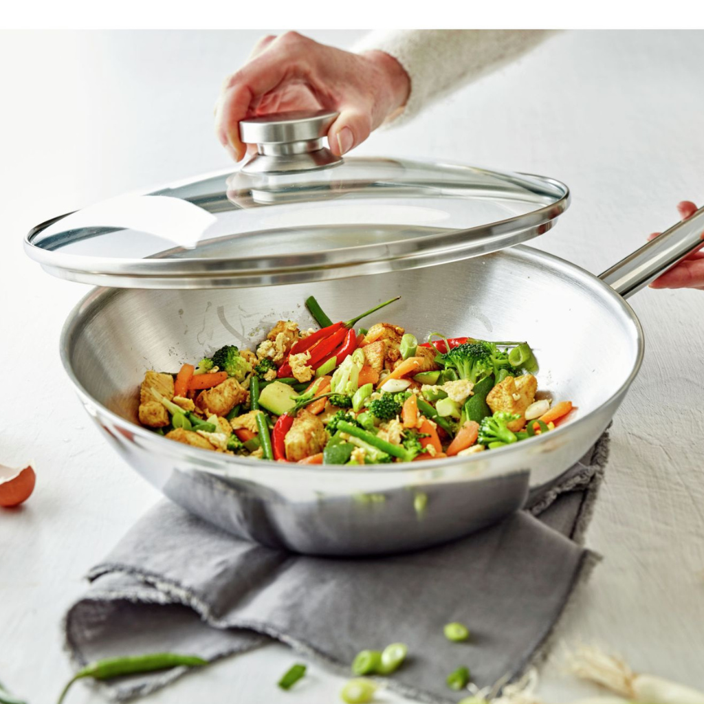 Demeyere Apollo7 Wok 30cm + GRATIS GLASDEKSEL Demeyere