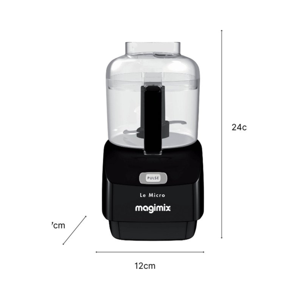 Magimix Le Micro Hakmolen - Zwart Magimix