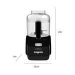 Magimix Le Micro Hakmolen - Zwart Magimix