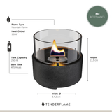 Tenderflame Café 14 Lava Grey Tenderflame