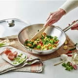Demeyere Apollo7 Wok 30cm + GRATIS GLASDEKSEL Demeyere