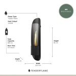 Tenderflame Cycloflame Wall Black Tenderflame