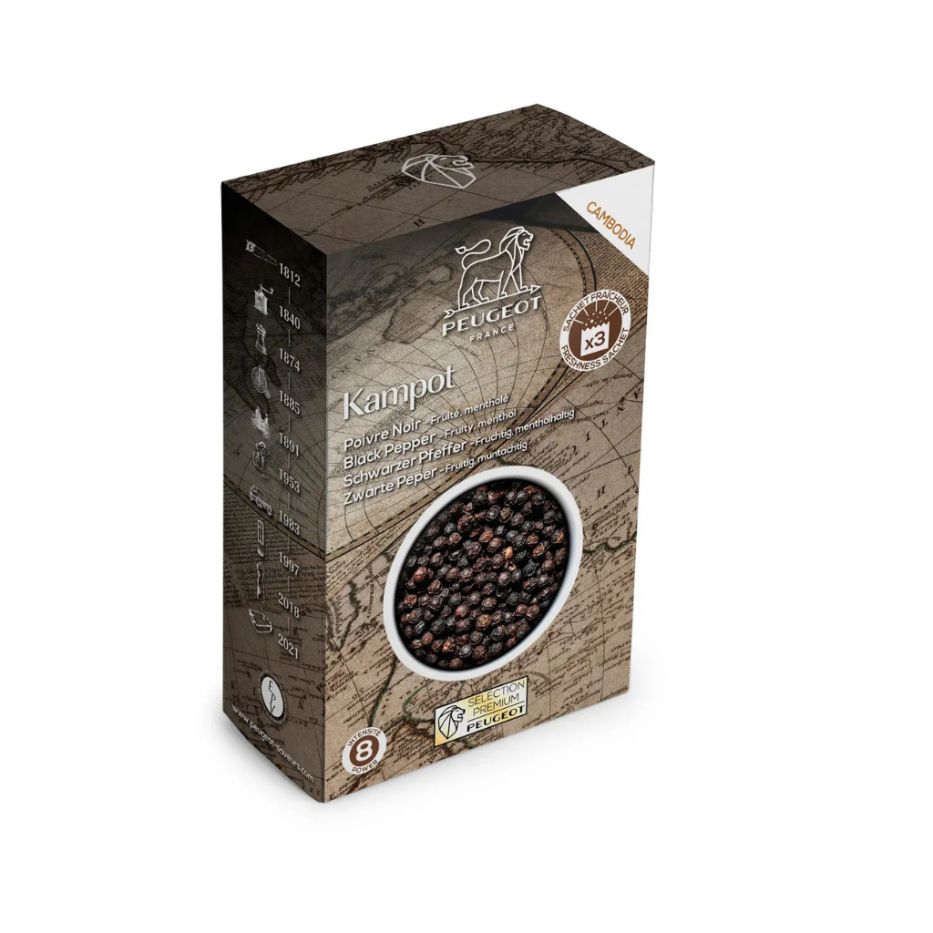 Peugeot zwarte peper Kampot 60 gr Peugeot