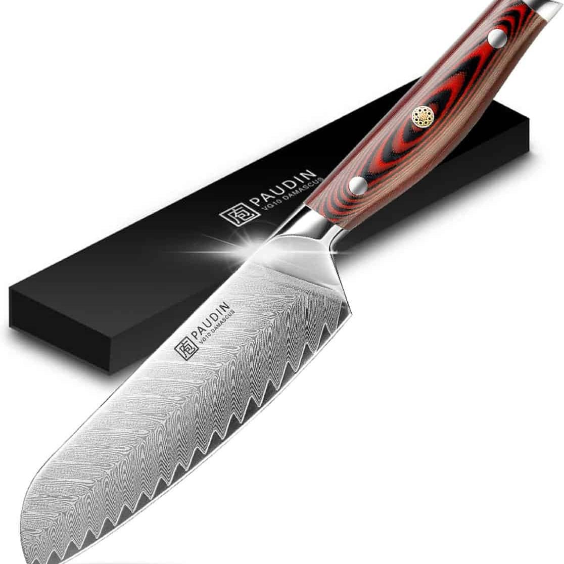 Paudin P4 Plume Luxe Santoku mes Paudin