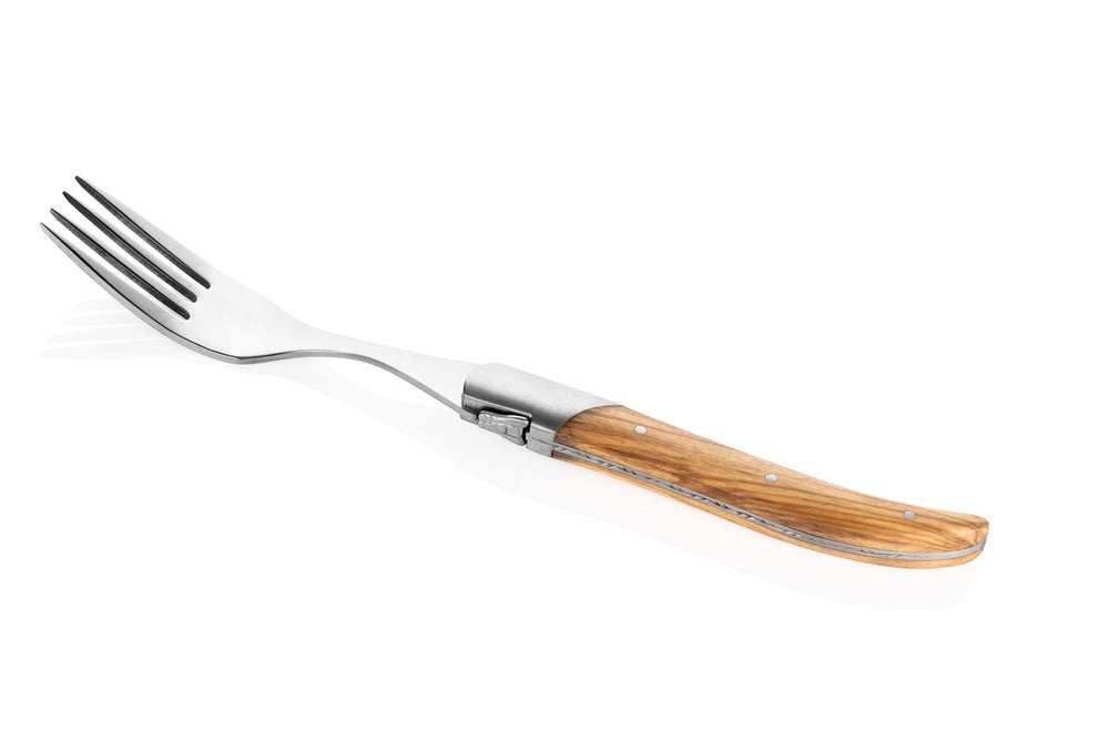 Laguiole Style de Vie Luxury Line vorkenset Olijfhout 6st Laguiole